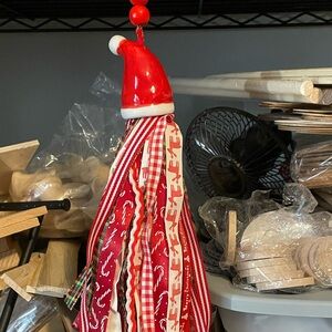 Festive Red Santa Hat shaker tassel